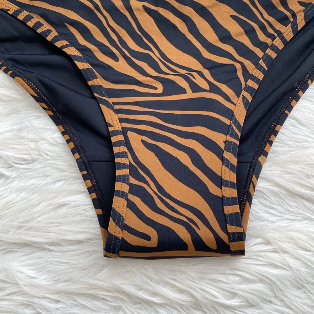 Knix | Tiger Stripe Leakproof Bikini Swim Bottom